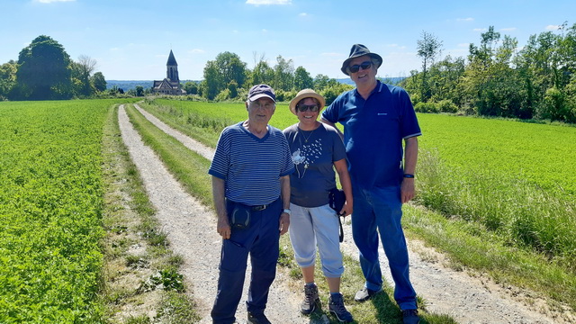 3 courageux sont montés jusqu'à l'église