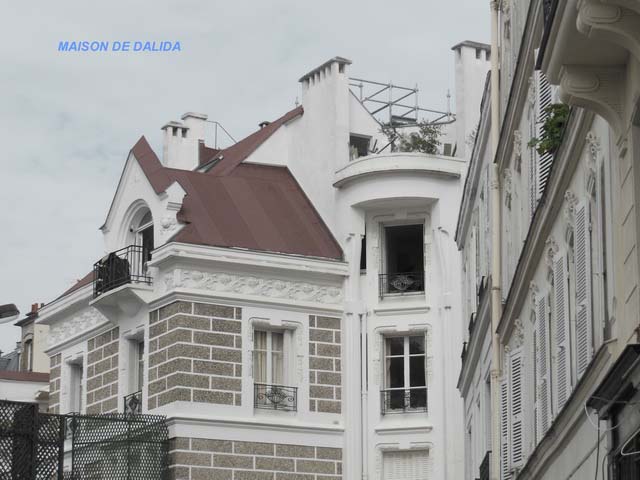 Dalida a vécu dans cette maison de 1962 à 1987.