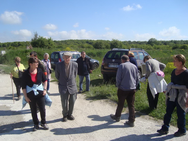 Le groupe du matin, prêt pour le départ de la visite.