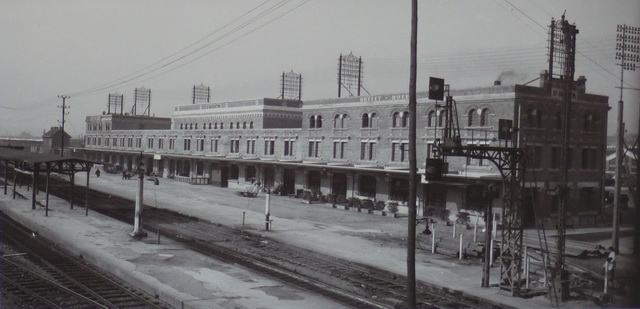 Le quai de la gare en 1930