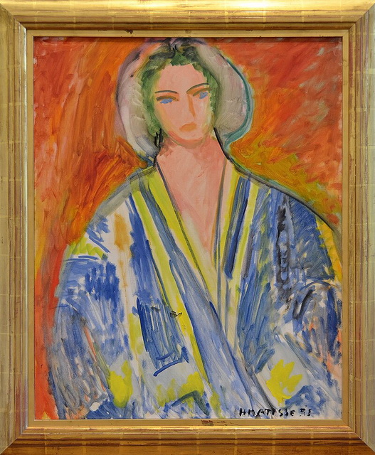 Femme à la gandoura bleue, 1951