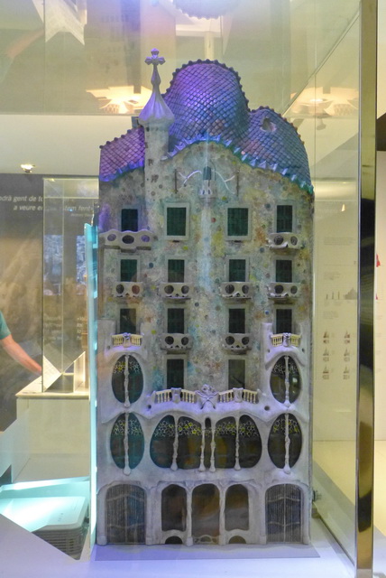 Maquette de la Casa Batlló à Barcelone