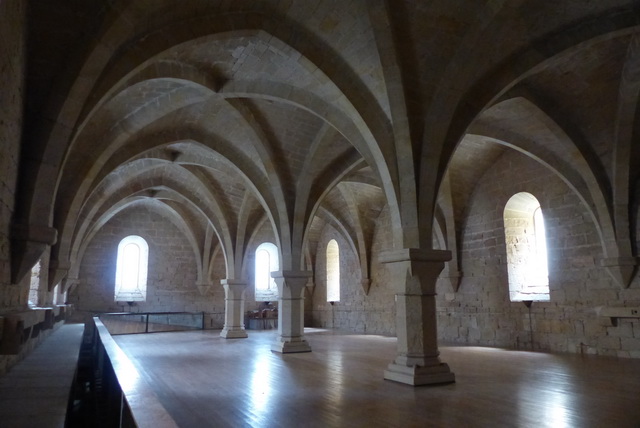 Salle des pressoirsLe sol remonté d'un étage