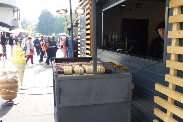La cuisson des Trdelnik  