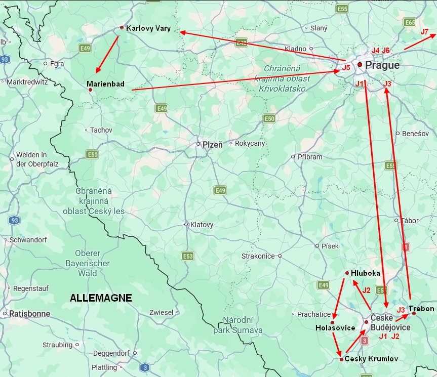 Prague et la Bohême