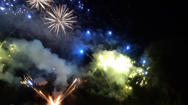 Le feu d'artifice 