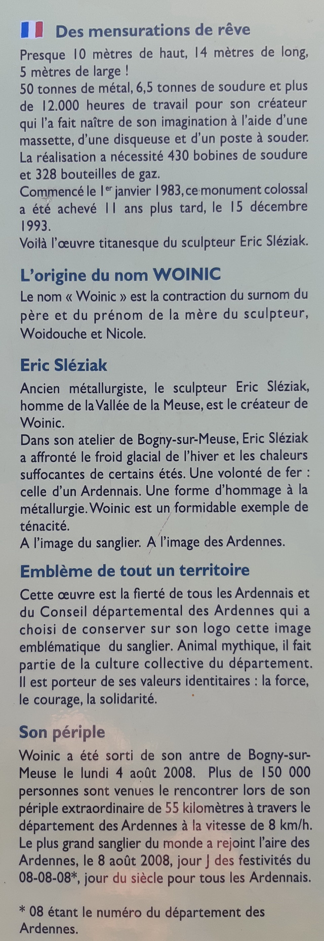 Tout sur Woinic !